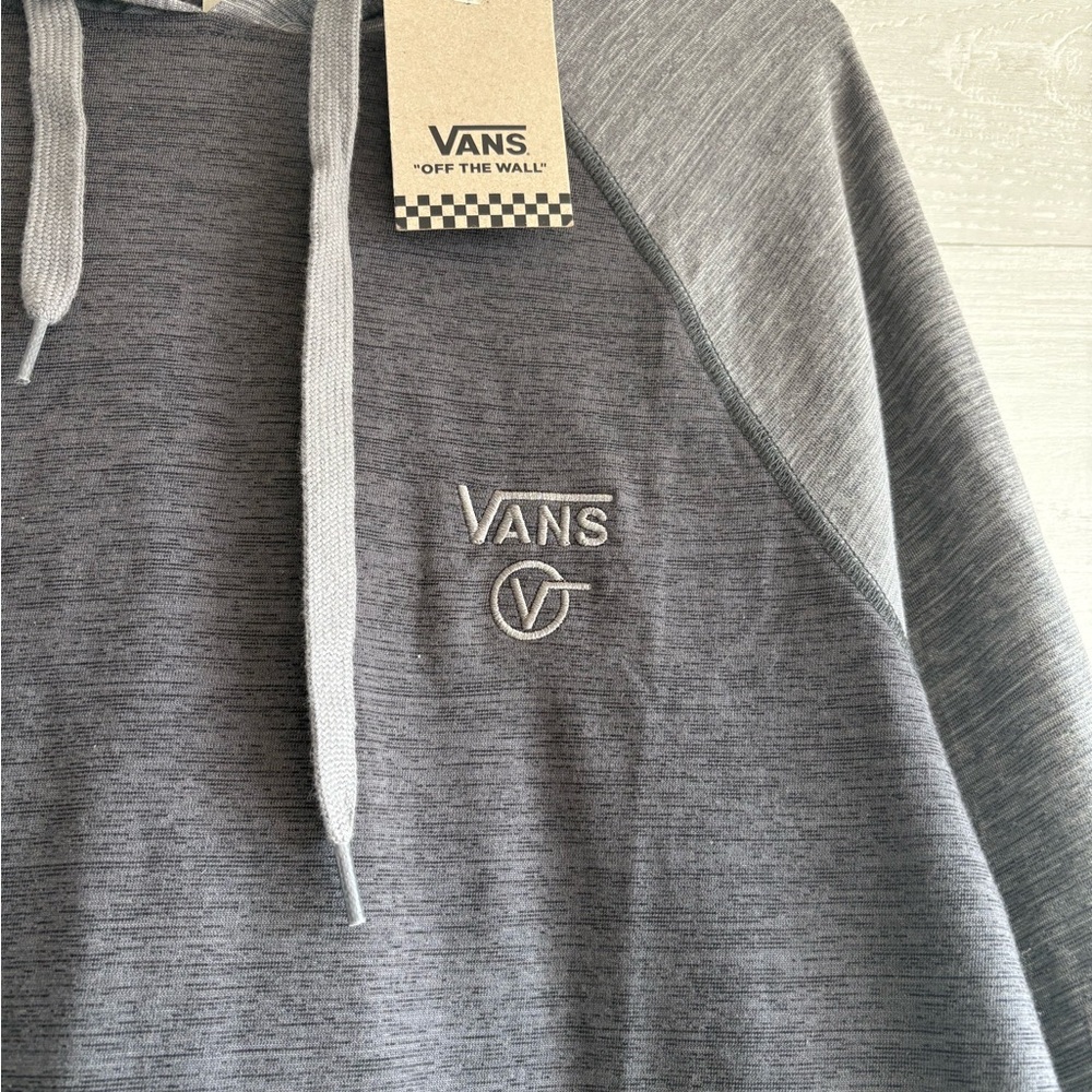 Vans Heather Gray Men's Hoodie - Picture 2 of 5